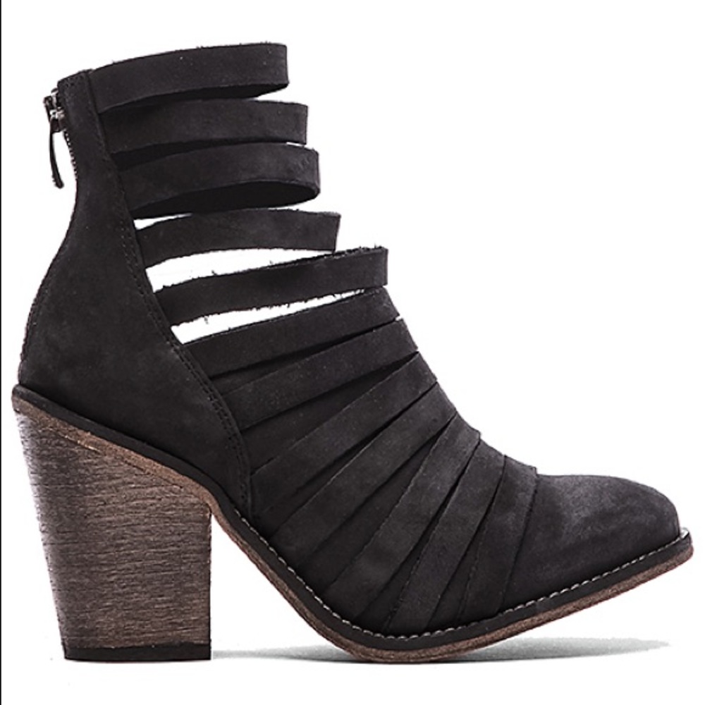 Free people hybrid heel boot straps black